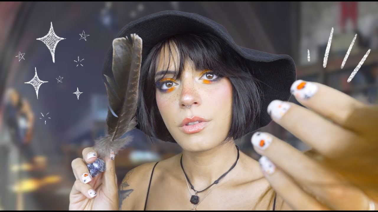 ASMR | Witch Plays With Your Hair At The Back of Class... (Study Period, Removing A Hex)