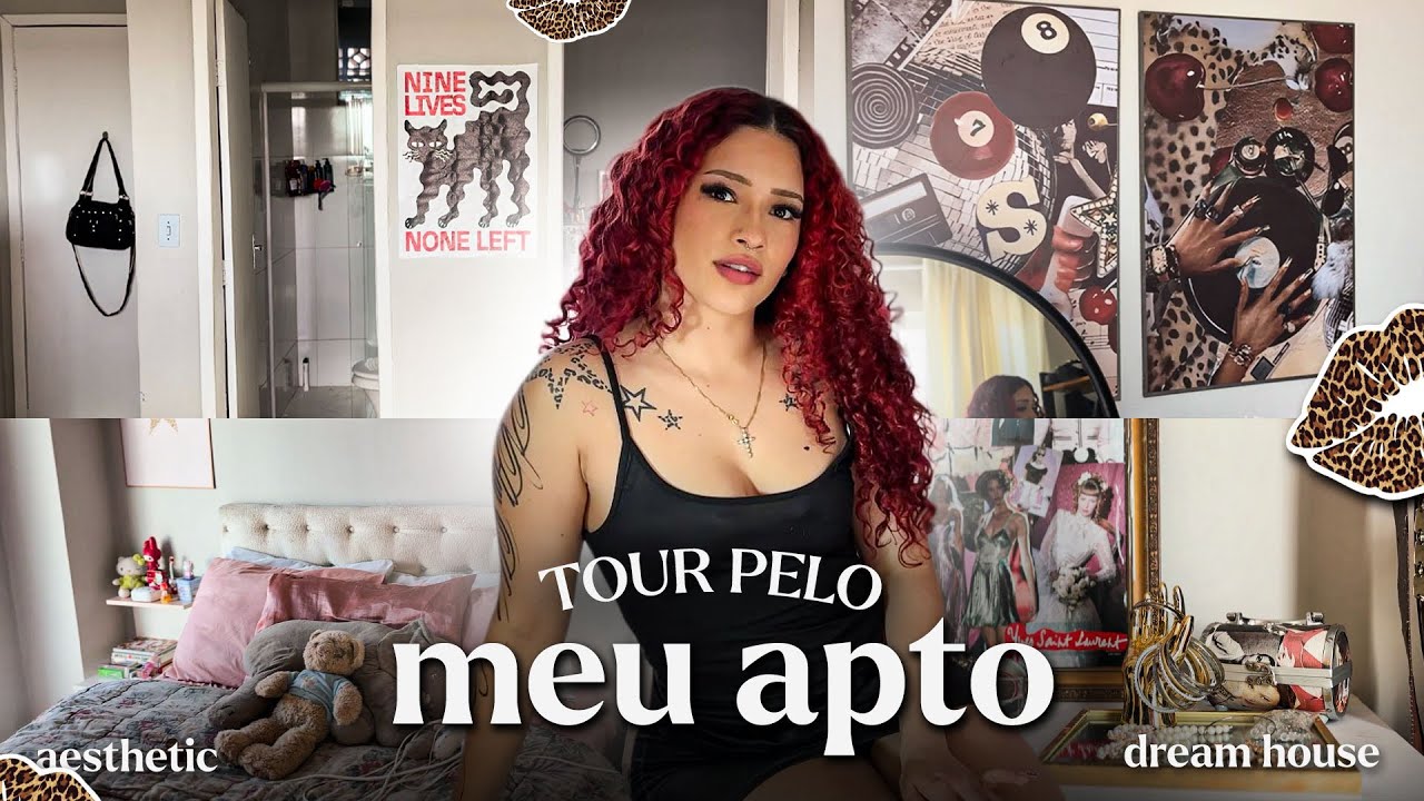 tour pelo meu apê: aesthetic & real 🐆🌟💋 (casa com cara de casa)