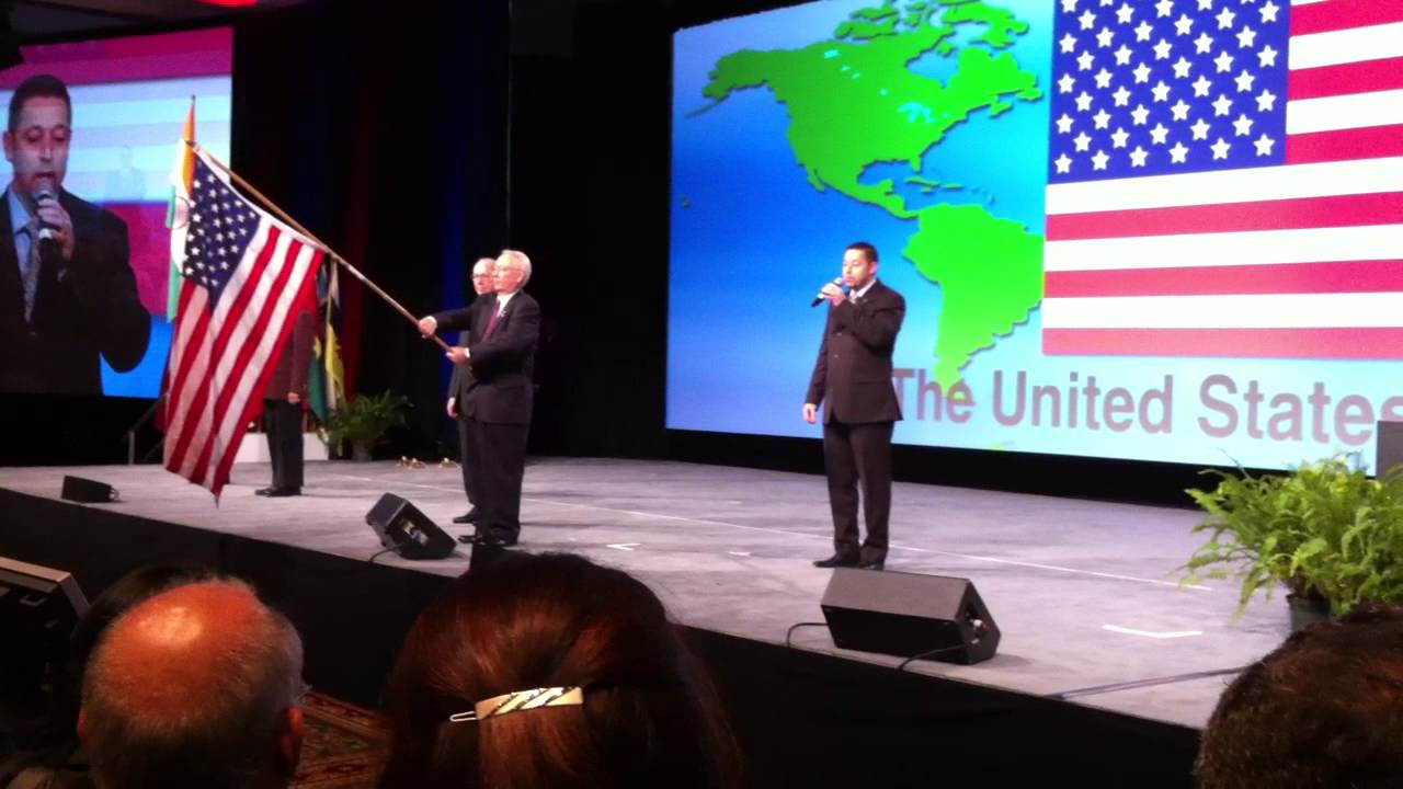 5  Flags Parade at Opening Ceremony 2011 01 18