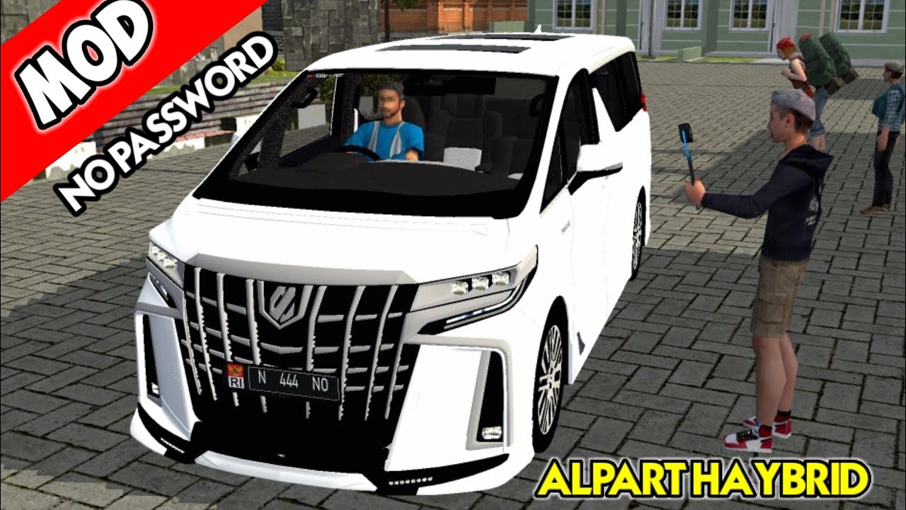 MOD ALPHARD HAYBRID BUSSID!!MOBIL PRIBADI PALING MEWAH DI BUSSID!!BUSS