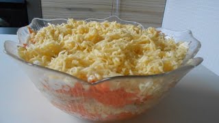 Французский слоеный салат Французский слоеный салат