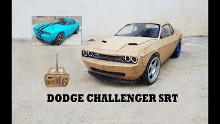 WOW! Super RC Dodge Challenger SRT || How to make Cardboard Dodge || DIY ||  Electric Toy Car