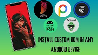 🔥 How To Install Custom Rom In Any Android Phone Without Pc !! Install Latest Android 14 & 15  🔥