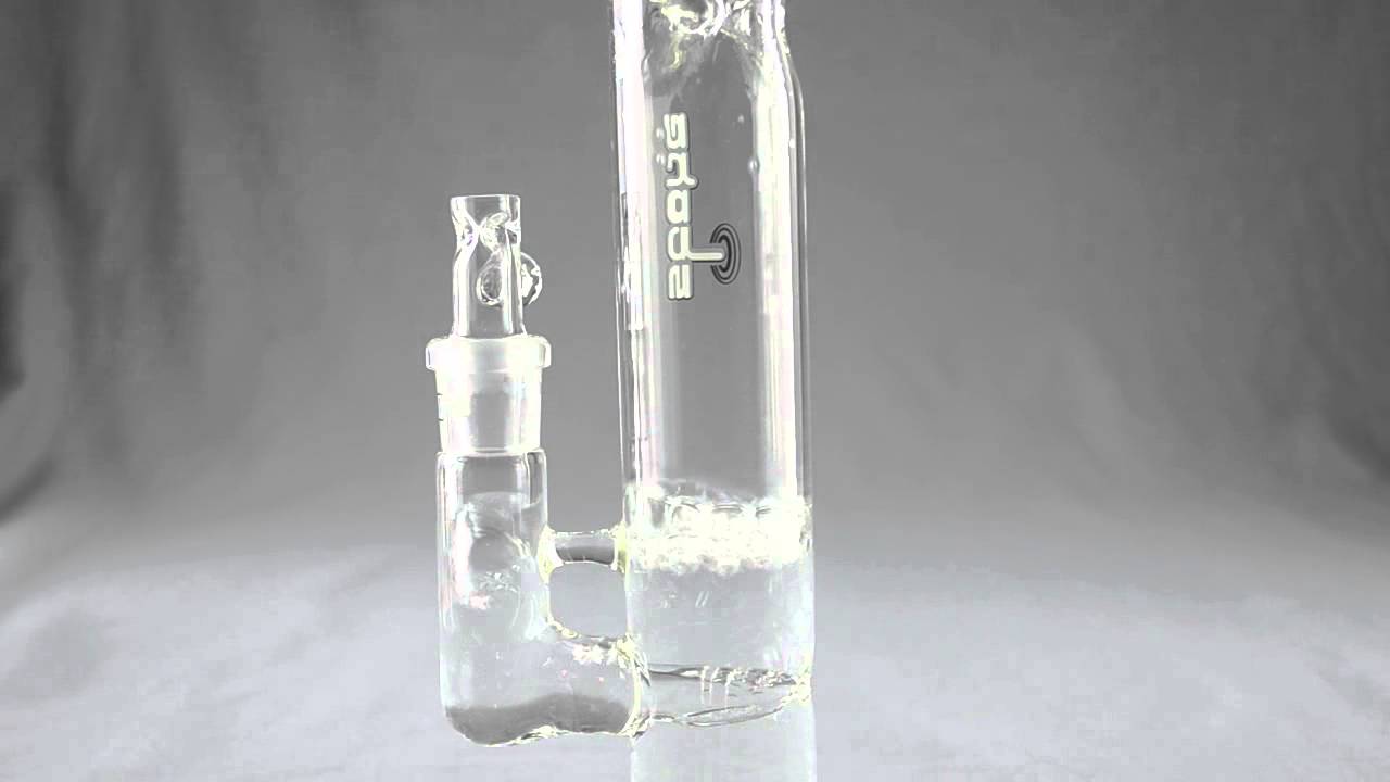 SGW - V1 Straight Tube Waffle Perc w Ice Pinch Slide - TheDabLabcom - 720p