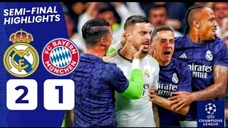 Real Madrid Vs Bayer Munich  | Highlights | Liga Champions UEFA 2023/2024 | League Semi Final2 Viral