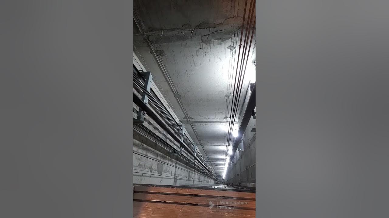 the elevator slides inside the elevator shaft YouTube