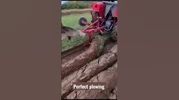 #perfect #plowing #agriculture #tools #tractor #farming #satisfying  #dailyshorts #1702