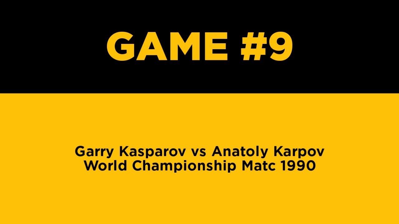 Anatoly Karpov vs Garry Kasparov 0-1 Chess Masters, Anatoly Karpov vs  Garry Kasparov 0-1 #chessmaster #chess #chessiesofinstagram #chessacademy  #ChessChallenge﻿ #chessgame #games, By Junior Masters