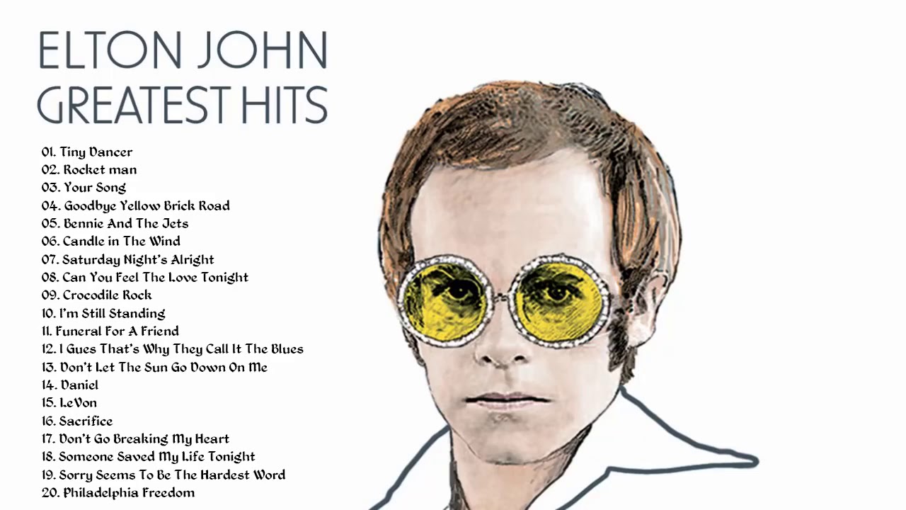 Download Elton John Greatest Hits 🌺 Best songs of Elton John  full album