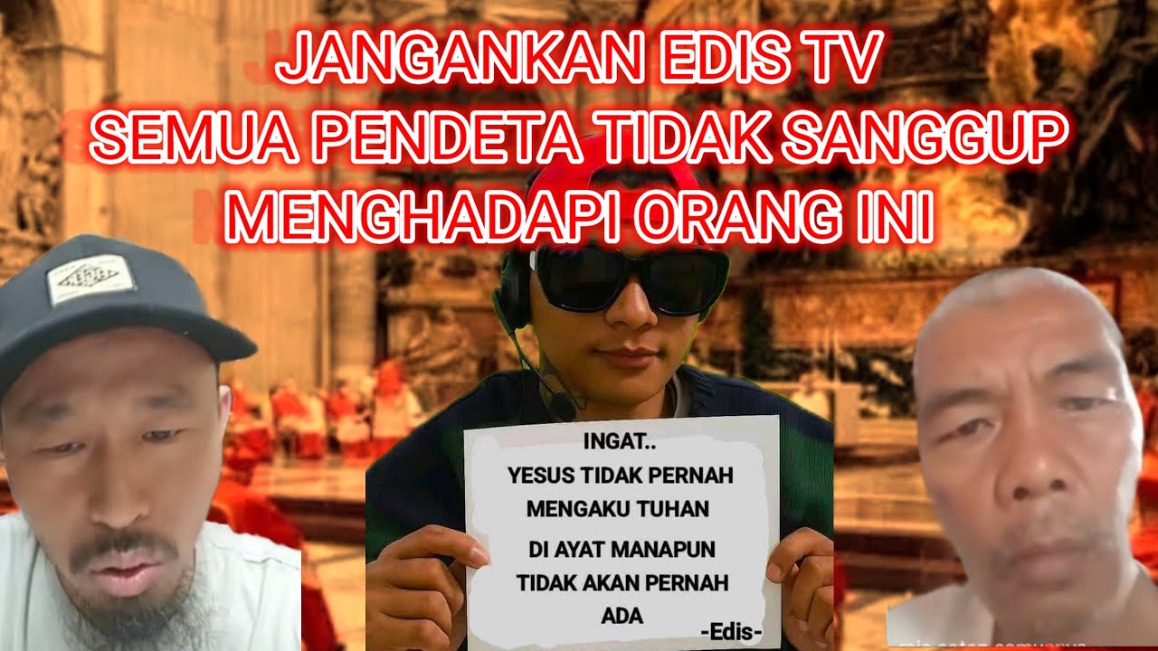 PAK DEHE‼️ PENGANUT KRISTEN YANG SANGAT PERCAYA YESUS HANYALAH UTUSAN‼️
