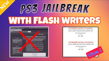 How to Jailbreak PS3/HEN To CFW with Flash Writers 4.90 & 4.91 Easy#ps3