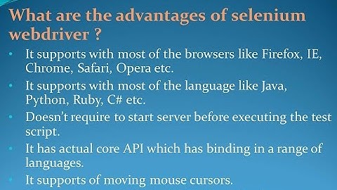 Latest Selenium Interview Questions and Answers for freshers and experienced– Part 4