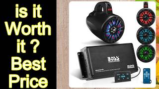 Review BOSS Audio Systems UNI4RGB ATV UTV Marine Boat IPX5 Weatherproof 4 In!! Important Information