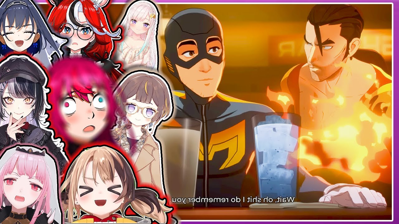 Hololive Girls Reaction to the Scene of Flambae Insulting Robert in Dispatch【Hololive】