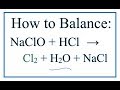 Balancing Chemical Reactions and Safety