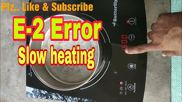 Induction cooker E2 error problem # induction  2mint chala ta hai phir E2 # Customer door Service#