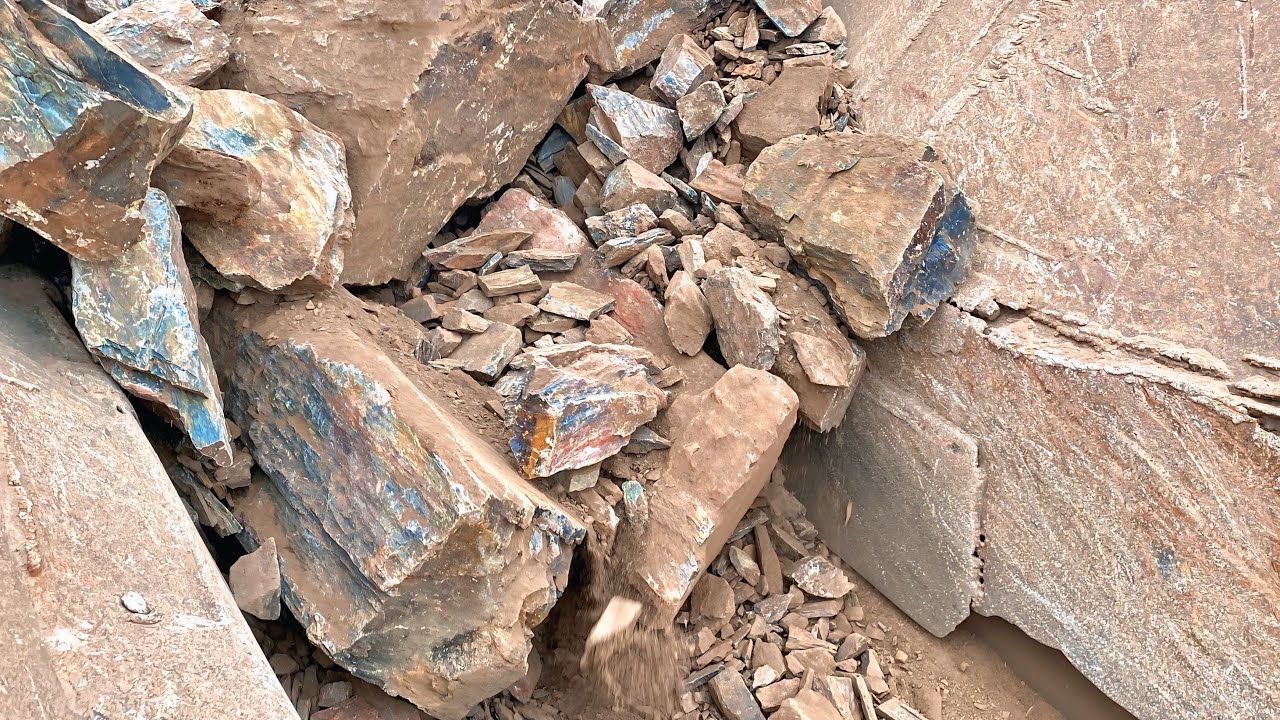 Very Biggest Rock 🪨 Jam ! Playing With Giant Rocks 🪨 ASMR Rocks Quary CRUSHING Primary 