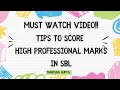 Tips to Score High professional Marks in SBL | Easy Tips for June 2025 Exam ACCA  SBL| Manisha Gupta