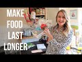 How To Save Money On Groceries & Make Food Last Longer | Produce Organisation. Lara Joanna Jarvis