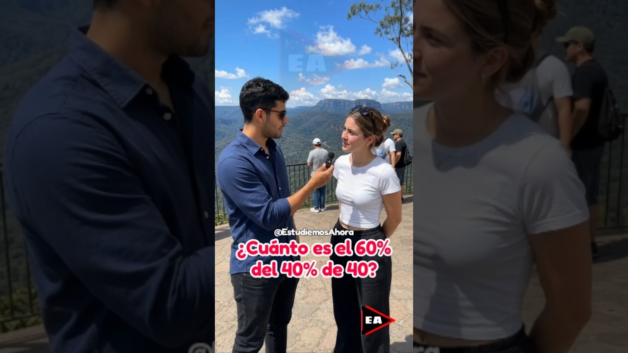 Problema de PORCENTAJES con estudiante de arquitectura ✌️ #maths #matemática #matematicas (▶3769)