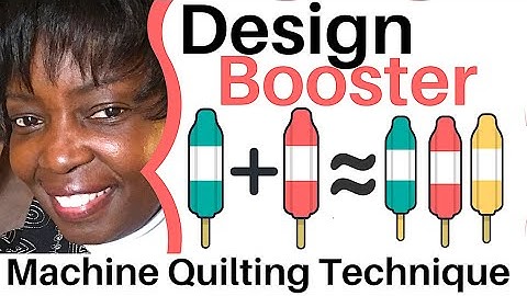 BOOST Your MACHINE  QUILTING DESIGN Library, Combine Patterns