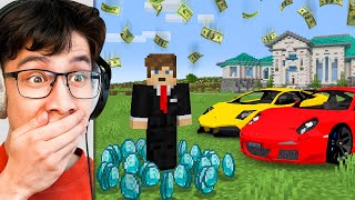 I Fooled a MILLIONAIRE ONLY Minecraft Server