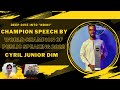 World Champion of Public Speaking 2022 - Cyril Junior Dim | Deep- Dive into &quot;Ndini&quot;