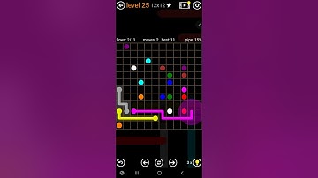 How To Solve Flow Free Jumbo Pack Level 25 12x12 Harder Board Walk Through Solution Walkthrough