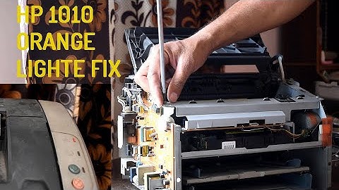 HP LaserJet 1010 Printer 3 Red Lights On Continue || 100% Solution