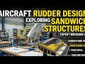 Sandwich Structure Aircraft Rudder Design: #abaqus (#finiteelementanalysis) w/ Tsai-Wu Failure Mode