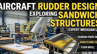 Sandwich Structure Aircraft Rudder Design: #abaqus (#finiteelementanalysis) w/ Tsai-Wu Failure Mode