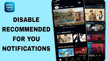How To Disable Recommended For You Notifications On Prime Video App | Step By Step