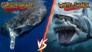 Sperm Whale Vs White Shark EXCLUSIVE Battle Revealed