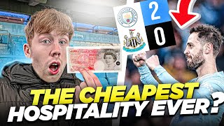 What Is £50 Hospitality Like At Man City vs Newcastle?