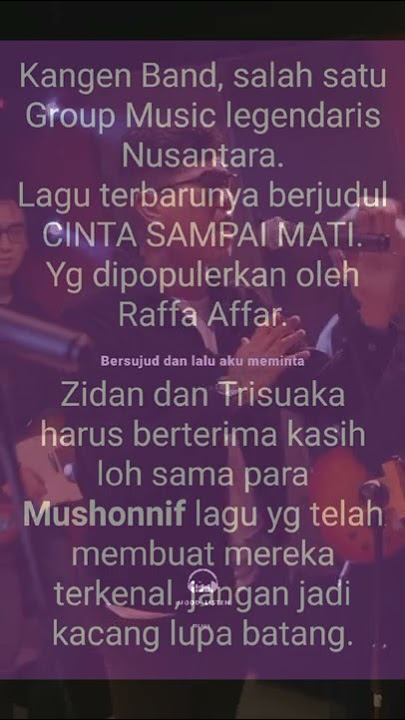 Cinta Sampai Mati || Story