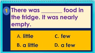 Basic Grammar Test -  Quantifiers