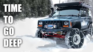 Winter Adventure Jeep Camping & Ice Fishing