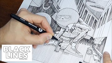 BLACK LINES 010 - ERWTJE83