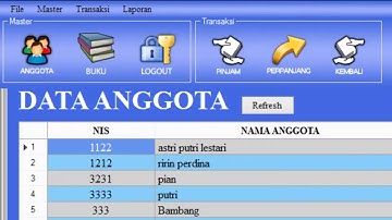 Demo Aplikasi Peminjaman Buku #aplikasiperpustakaan (Tanpa Penjelasan) Desktop App