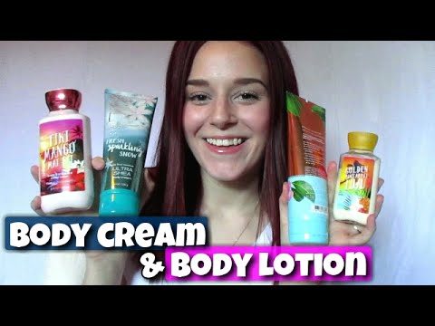 blod lækage Mirakuløs Body Cream vs. Body Lotion | Bath and Body Works 2016 - YouTube