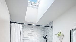 VELUX Skylights Transform a Bathroom with Daylight and Fresh Air