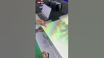 Calibration of the touch screen of the Avel TV.