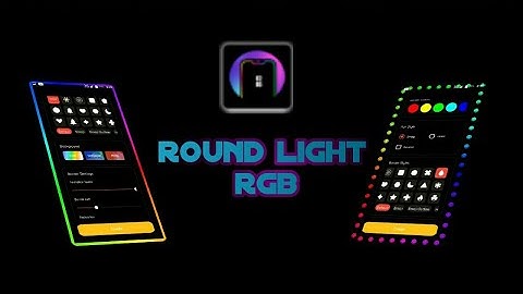 set round // light rgb // in phone with proof - tabahi // android app