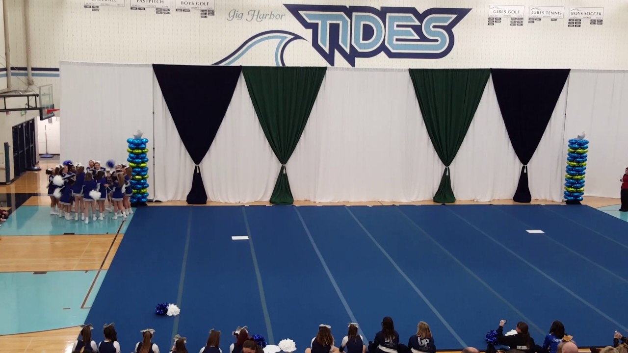 Bothell Jr Cheer, Gig Harbor Cheerfest 2017 - YouTube