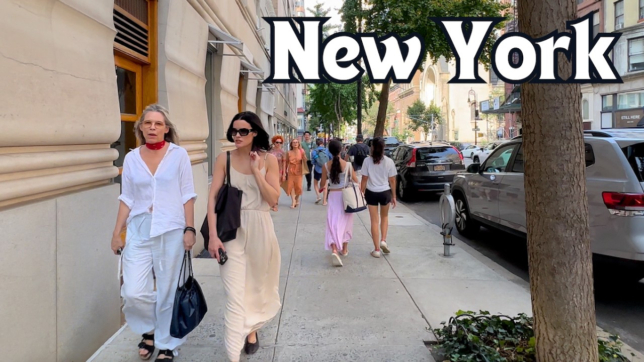 New York, Amerika Serikat | Jelajah Kota Musim Panas 4K | 23 Agu 2025