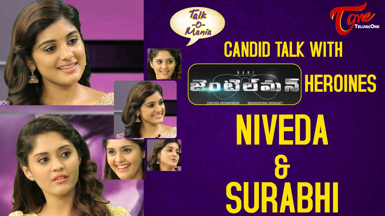 Cute Actresses Niveda Thomas, Surabhi Exclusive Interview || Gentleman  Movie - YouTube