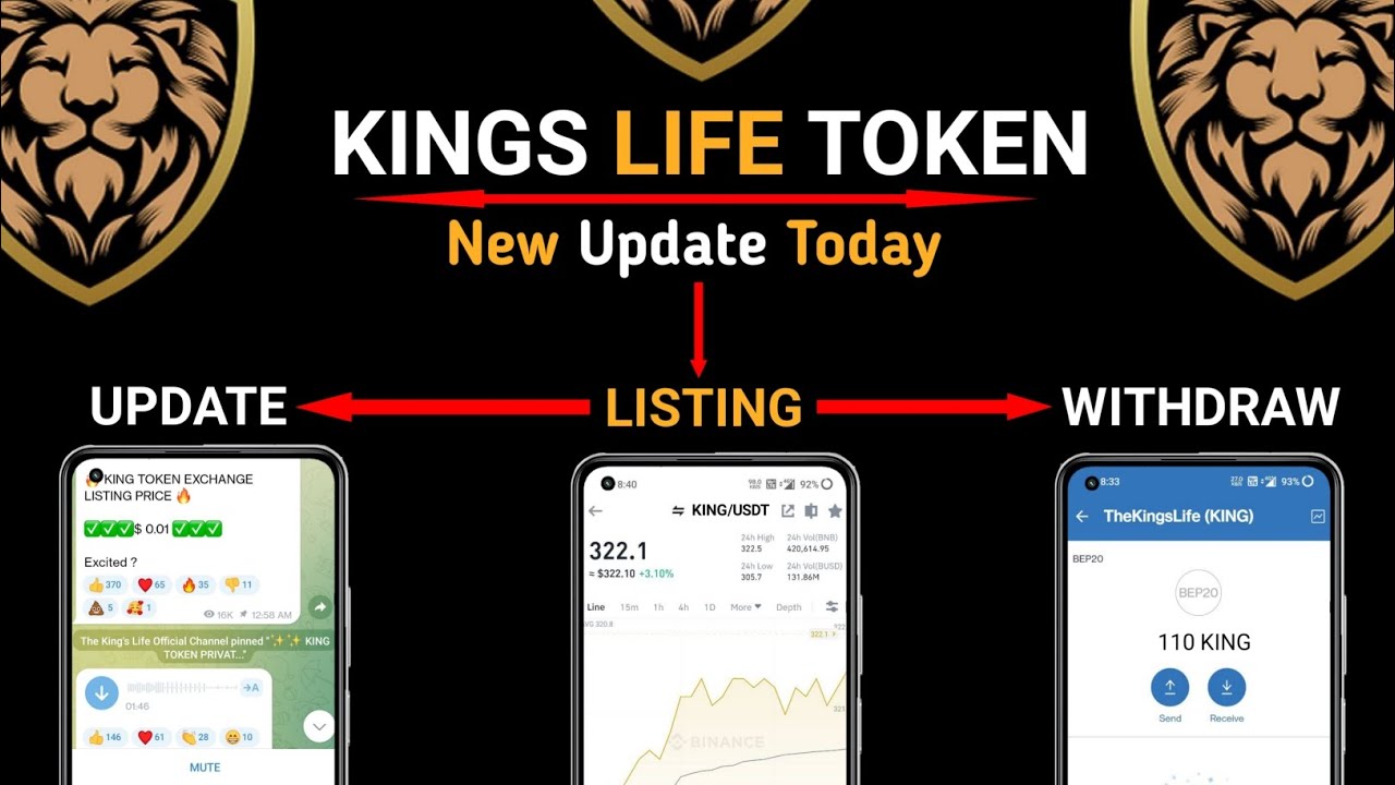 Kings Life Token Withdrawal The Kings Life New Update Today The Kings life token withdrawal the kings life new update today the