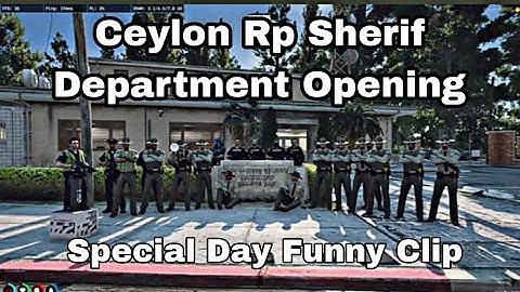 Sherif Department Opening | Ceylon Rp LSPD Funny Clip | Sahan Lk