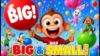 Learn Big And Small With Max And Friends Kids Learning Videos Funtoon