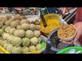 Mouth watering very tasty masala kod bel wood apple special  bangladeshi street food